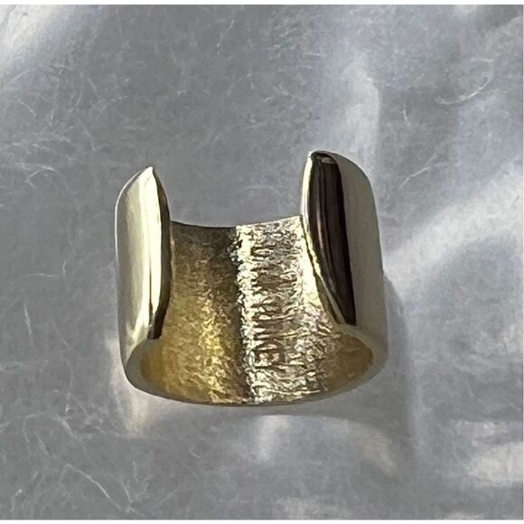 14k Gold Single Ear Cuff - Picture 4 of 14